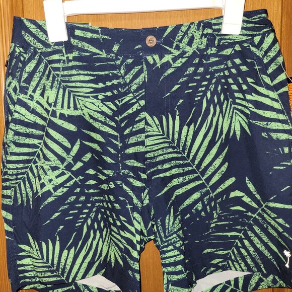 Margaritaville Other - Margaritaville Palm Print Shorts UPF 30+ Quick Dry 4-Way Stretch - 30 - NWT